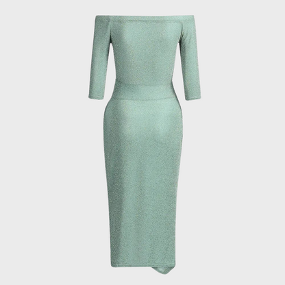 Glitzer Abendkleid Elegant Damen - IdealeKleiden