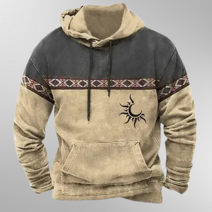 Cozy Hoodie for Men - Vintage Style Pullover