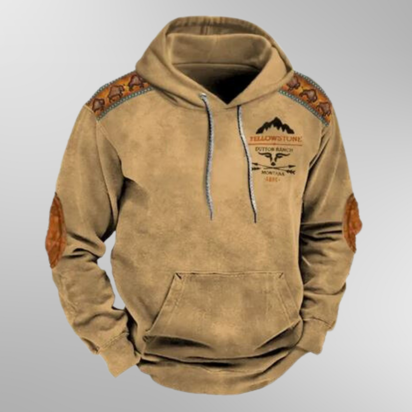Cozy Hoodie for Men - Vintage Style Pullover