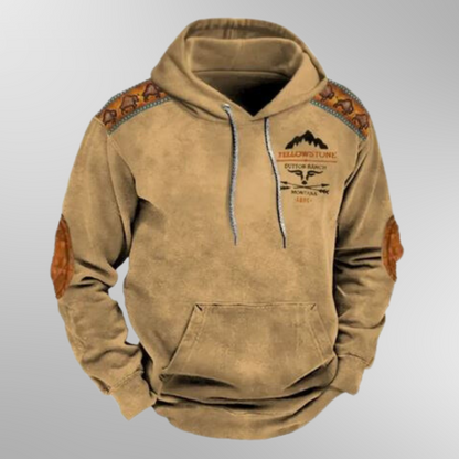 Cozy Hoodie for Men - Vintage Style Pullover