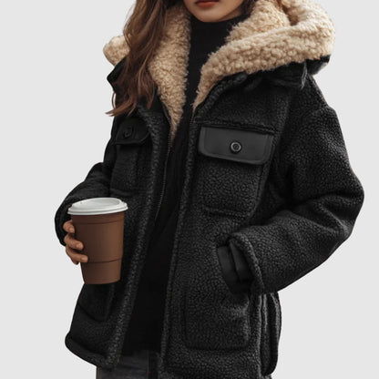 Women's Sherpa Lined Warm Winter Coat