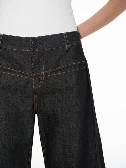 Bequeme Damenjeans Low Waist Baggy Style - IdealeKleiden