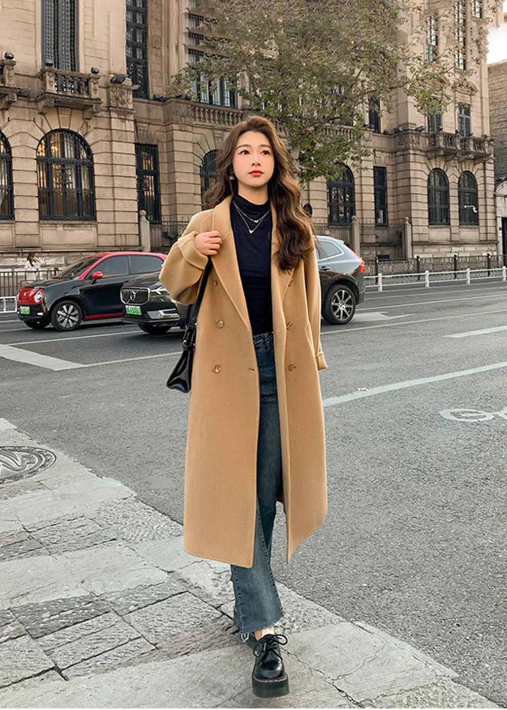 Stylish Women's Wool Winter Coat