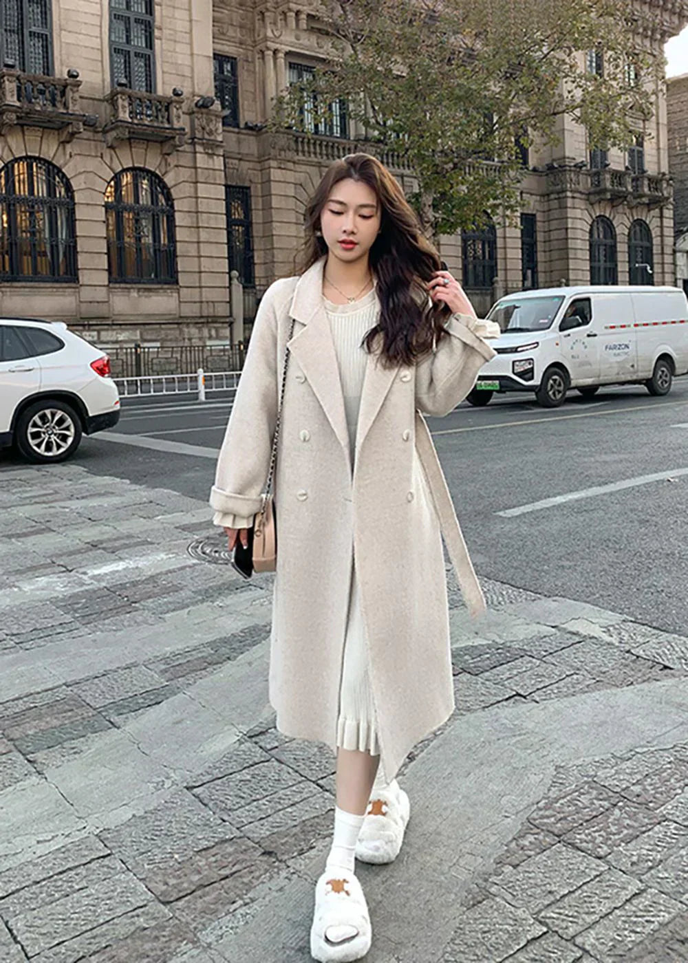 Stylish Women's Wool Winter Coat