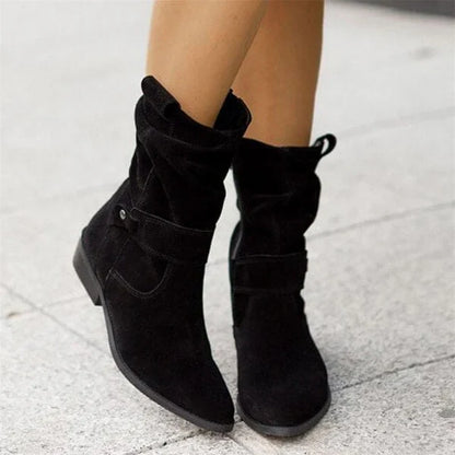 Casual Low Heel Boots