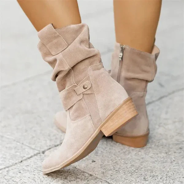 Casual Low Heel Boots