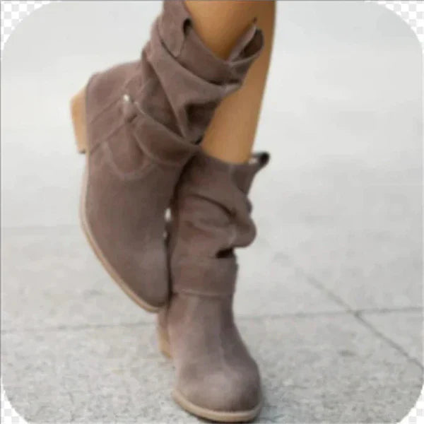 Casual Low Heel Boots