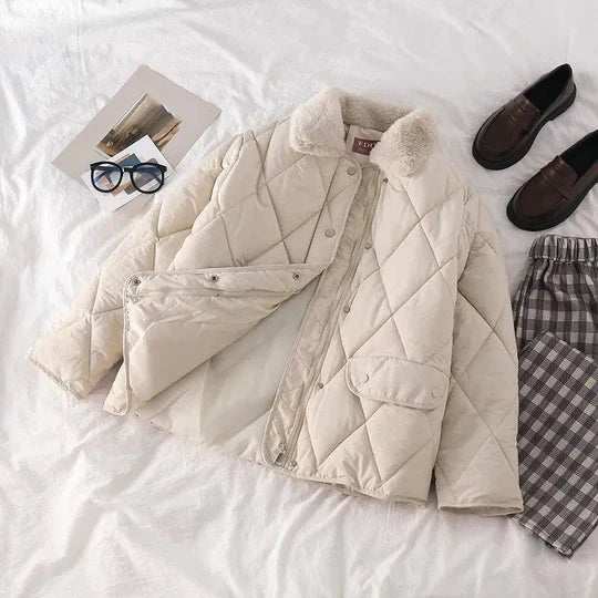 Women's fashionable quilted jacket