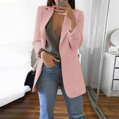 Fashionable Streetwear Blazer Elegant Slim