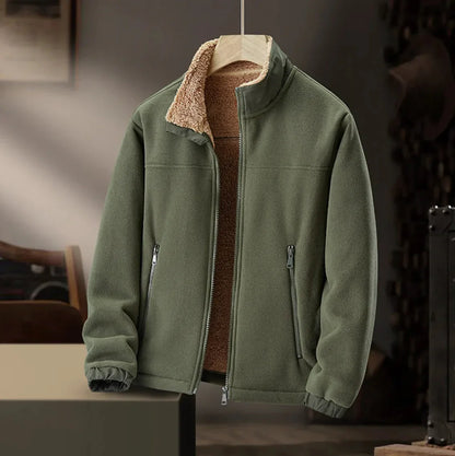Soft fleece jacket with Sherpa lining