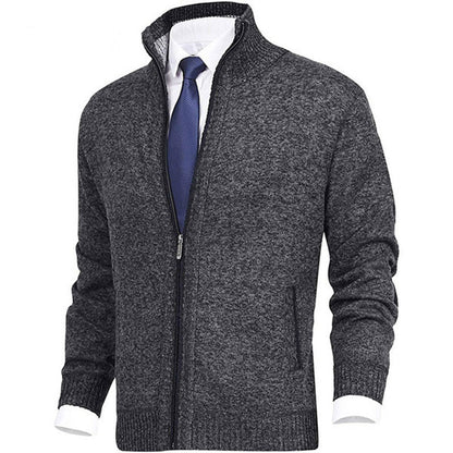 Men's Quilted Zip-Up Jacket Modern
