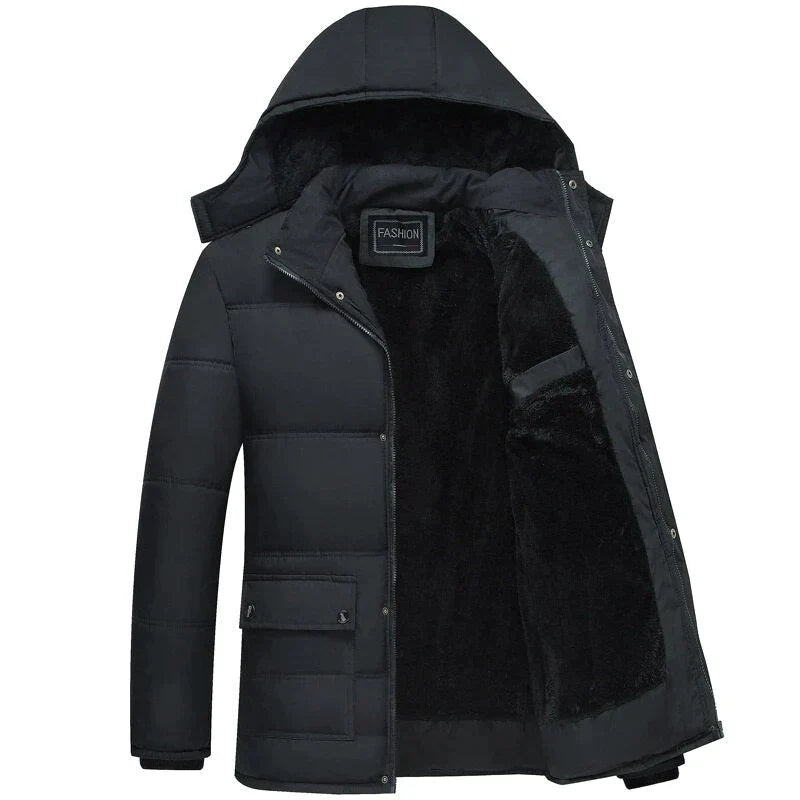 Padded Winter Jacket With Hood