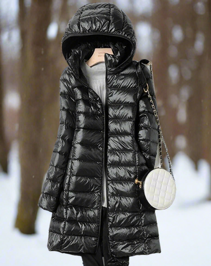 Elegant Women's Winter Coat Lightly Lined