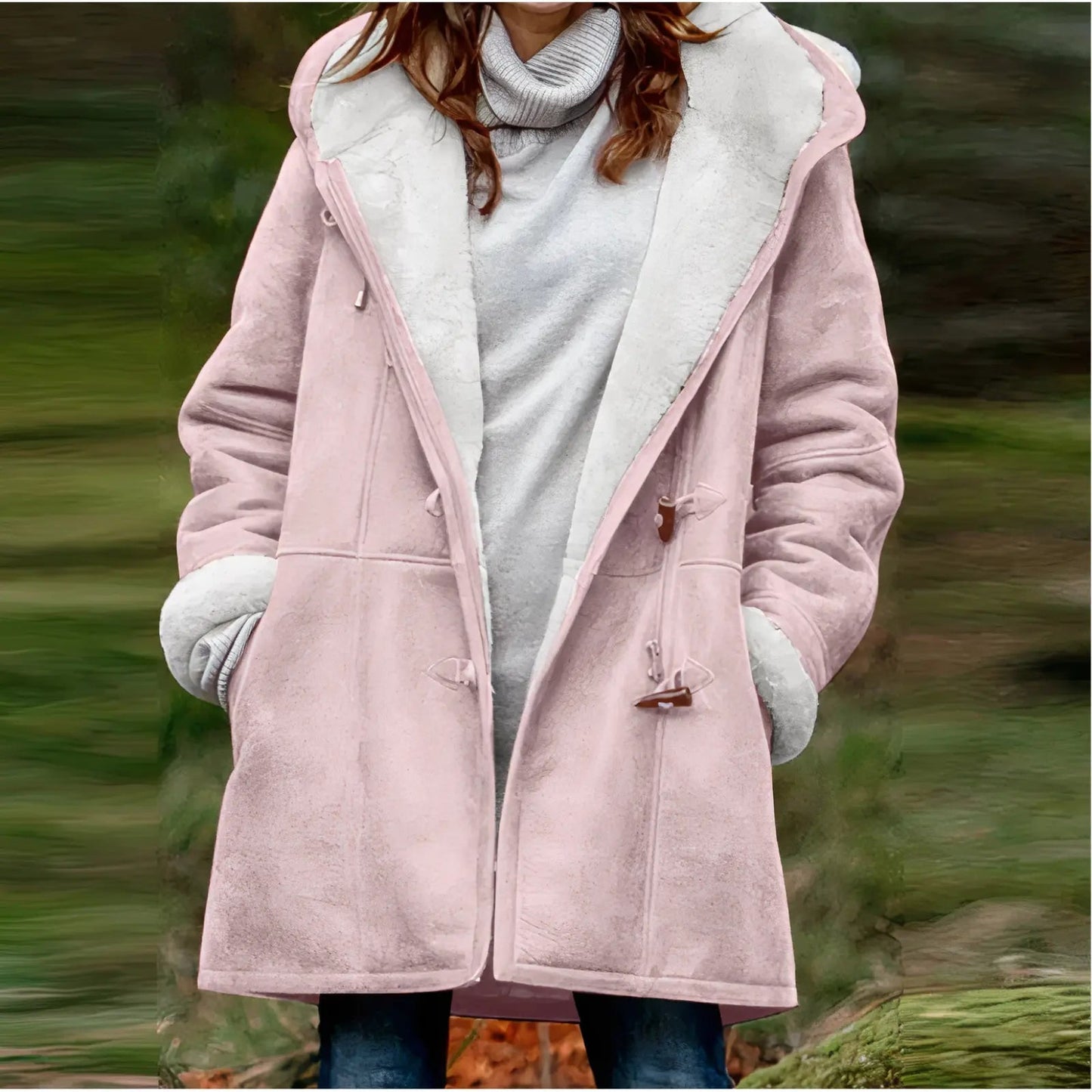 Elegante Winterjacke Klassiker Design - IdealeKleiden