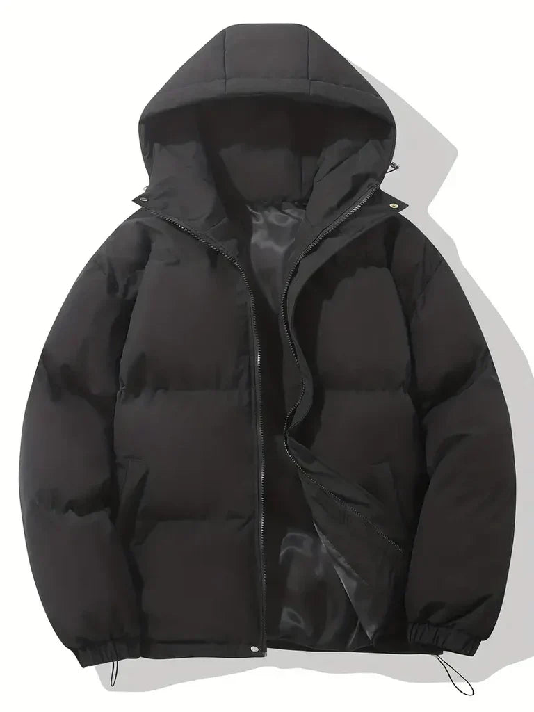 Oversized Puffer Jacket Women's Hooded Padded Jacket