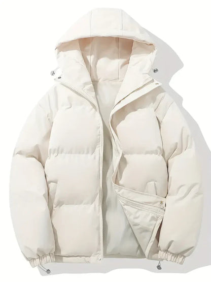 Oversized Puffer Jacket Women's Hooded Padded Jacket