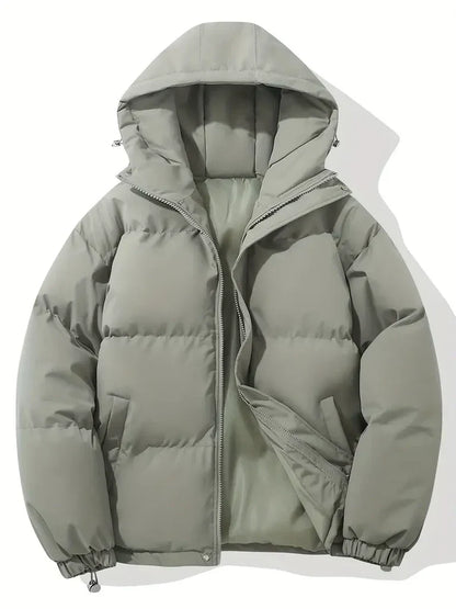 Oversized Puffer Jacket Women's Hooded Padded Jacket