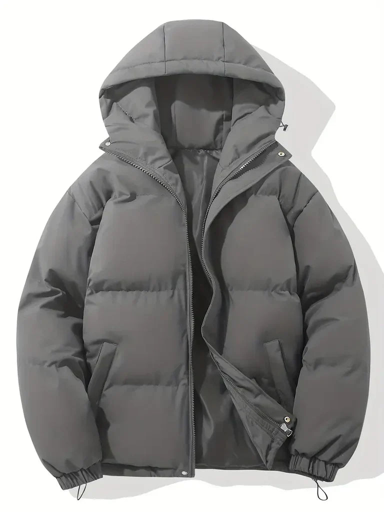 Oversized Puffer Jacket Women's Hooded Padded Jacket