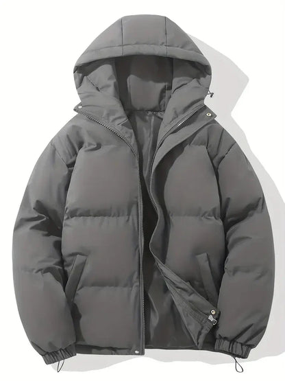 Oversized Puffer Jacket Women's Hooded Padded Jacket