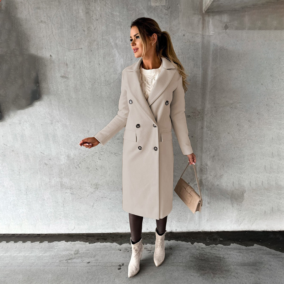 Elegant Women's Black Warm Winter Jacket