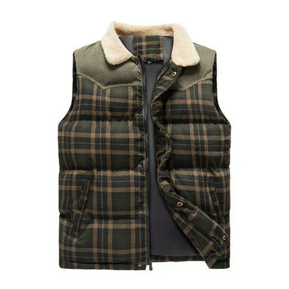 Men's Leather Vest Hiking Style