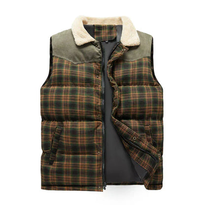 Men's Leather Vest Hiking Style