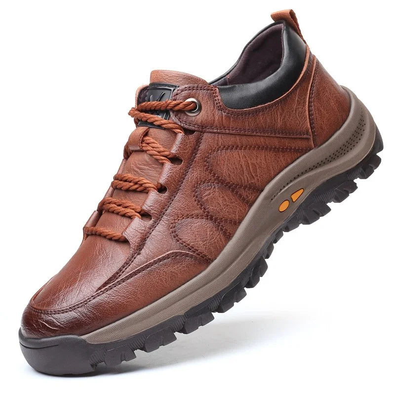 Men's Waterproof Leather Hiking Outdoor Shoes