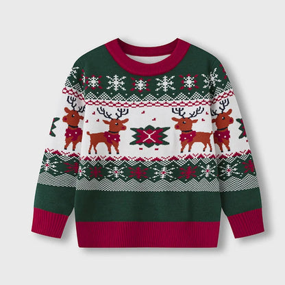 Kinder-Pullover Hirsch-Design Weich & Warm