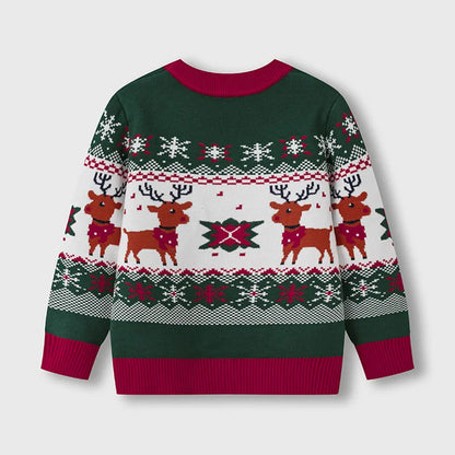 Kinder-Pullover Hirsch-Design Weich & Warm - IdealeKleiden
