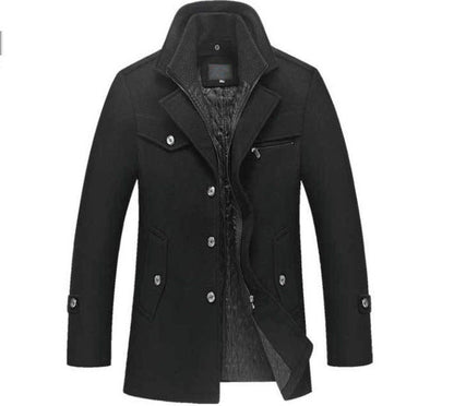 Herren Wolljacke Klassisch Elegant
