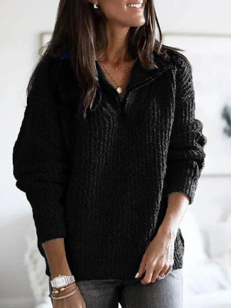 Women's Modern Zip Pullover