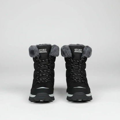 Waterproof Winter Boots Women Fur-lined Warm