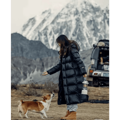 Women's Warm Padded Long Down Coat