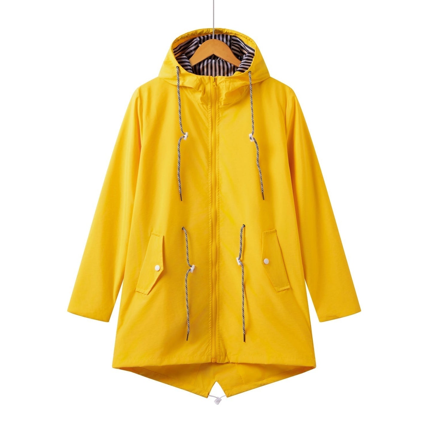 Waterproof Women's Long Hooded Jacket