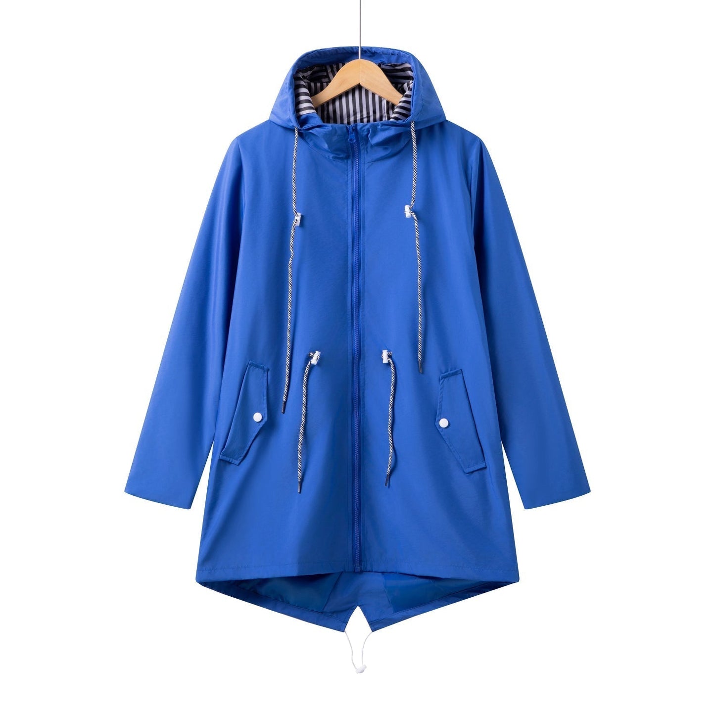 Waterproof Women's Long Hooded Jacket