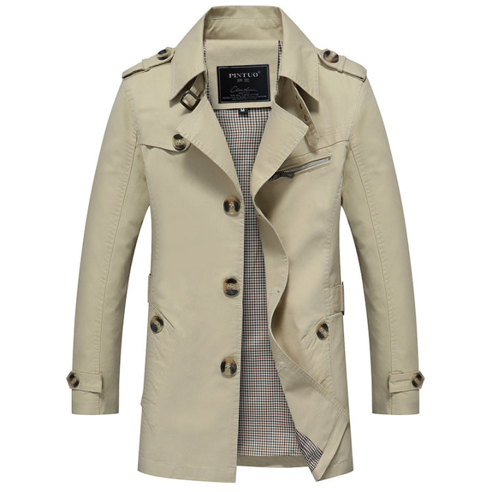 Men's Elegant Waterproof Trench Coat