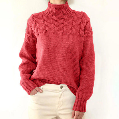 Soft Knitted Turtleneck Top