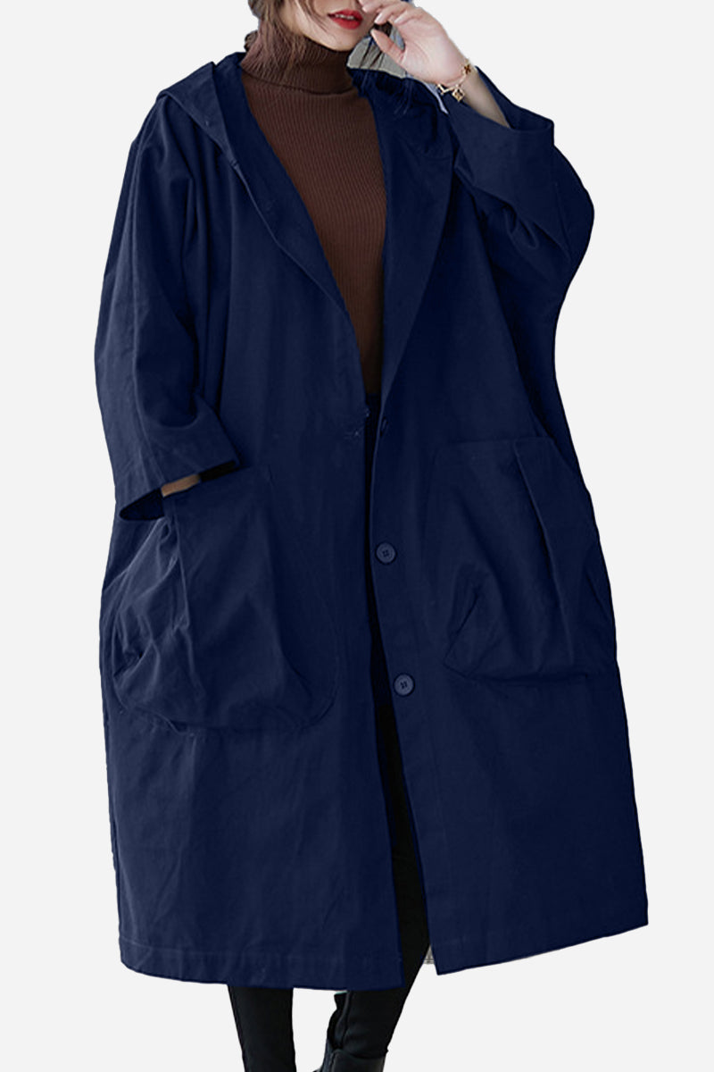 Women's Oversize Red Windbreaker