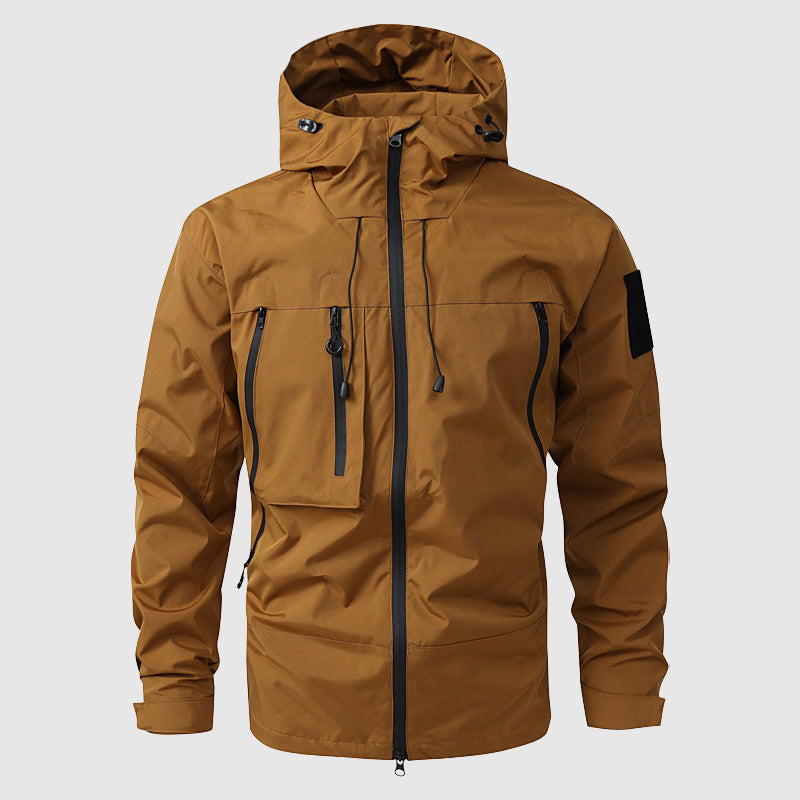 Wandern Jacke Herren Outdoor Kapuze - IdealeKleiden