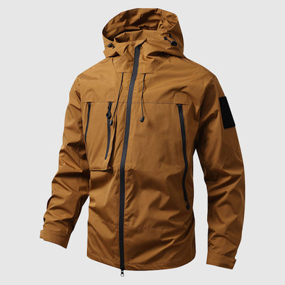 Hiking Jacket Men Outdoor Hooded