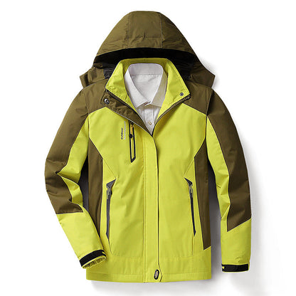 Wandersportjacke Damen Waterproof Kapuze