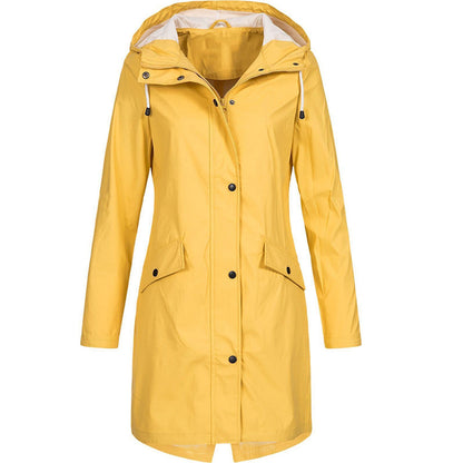 Wasserdichte Regenjacke Kapuze Praktisch