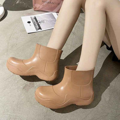 Frauen Regenstiefel Rutschfest Komfortabel