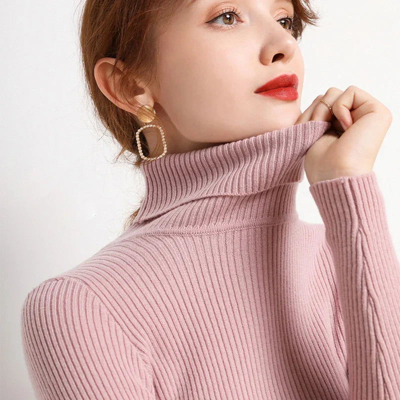 Women's Turtleneck Sweater Soft