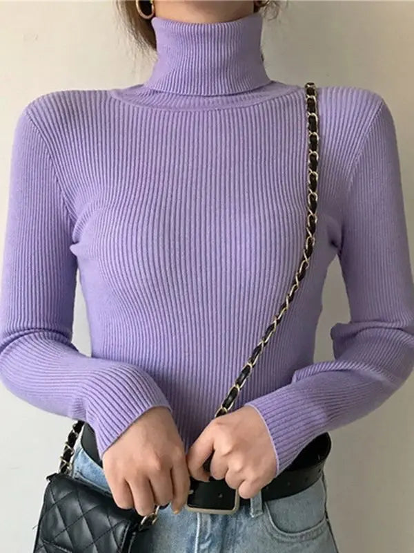 Women's Turtleneck Sweater Soft