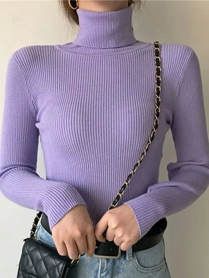 Women's Turtleneck Sweater Soft