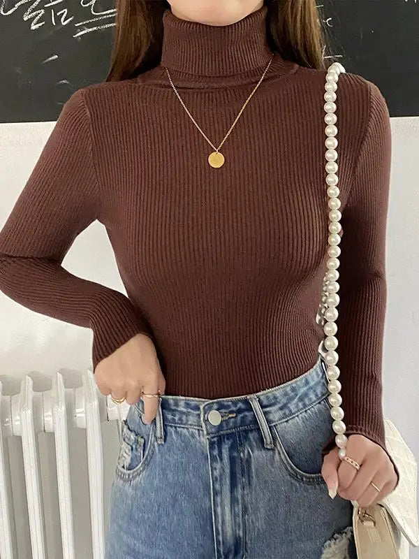 Women's Turtleneck Sweater Soft