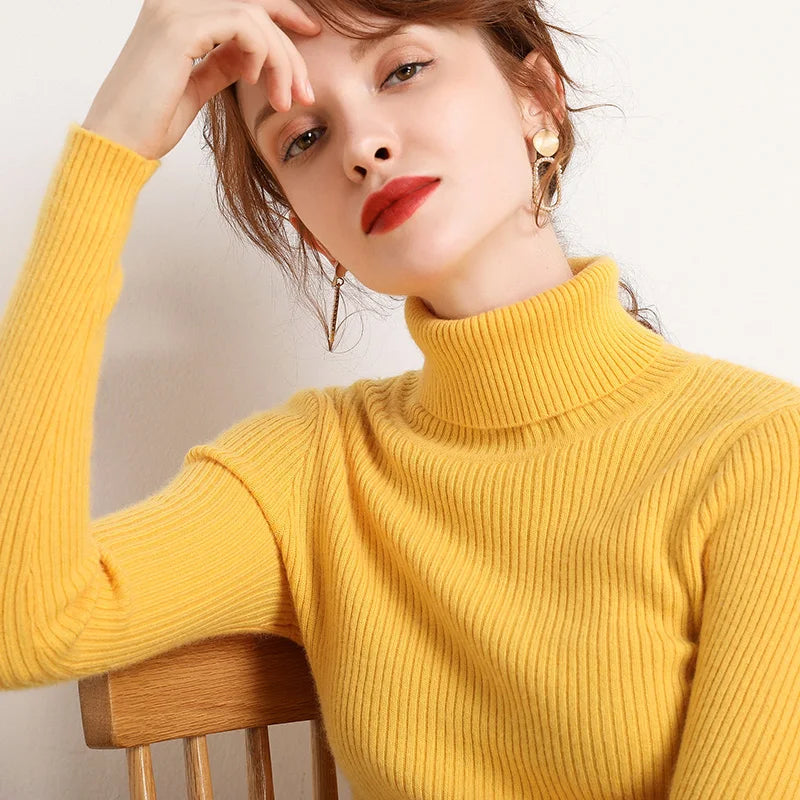 Women's Turtleneck Sweater Soft