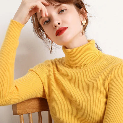 Women's Turtleneck Sweater Soft