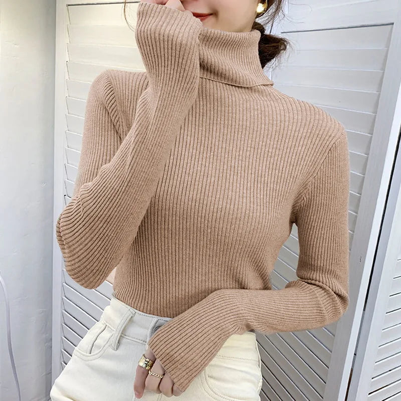 Women's Turtleneck Sweater Soft